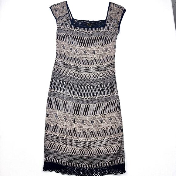 Catherine Malendrino Capped Sleeve Silk Dress. Size 4 - Picture 1 of 12